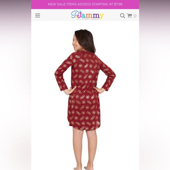 Harry Potter Girls nightgown size 14/16 - Picture 7 of 7